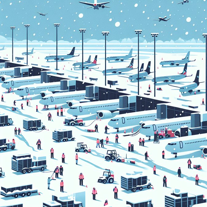 Winter Storm Grounds 598 Flights Across Canada, Disrupting First Business Travel Week of 2026