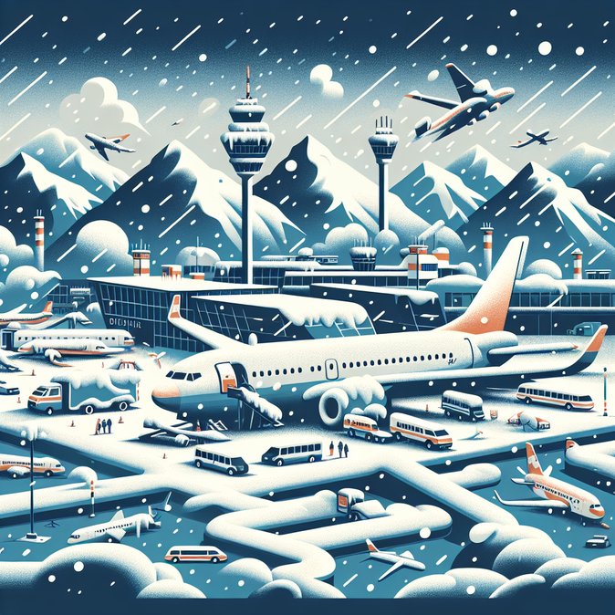 Snow-storm grounds Munich–Vienna & Munich–Graz flights, corporate mobility teams scramble