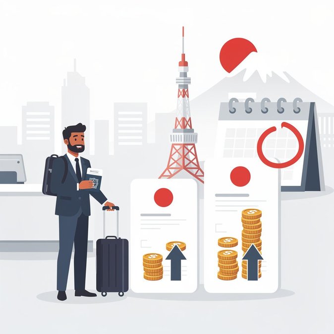 La hausse quintuple des frais de visa au Japon accentue la pression financière sur les voyageurs d'affaires indiens