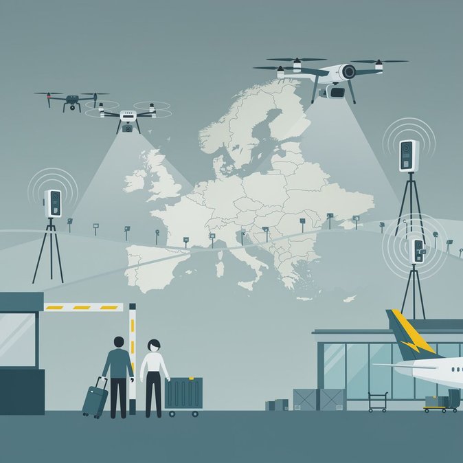 La UE destina 130 millones de euros a sistemas de drones y antidrone; las fronteras alemanas contarán con nueva capacidad de vigilancia