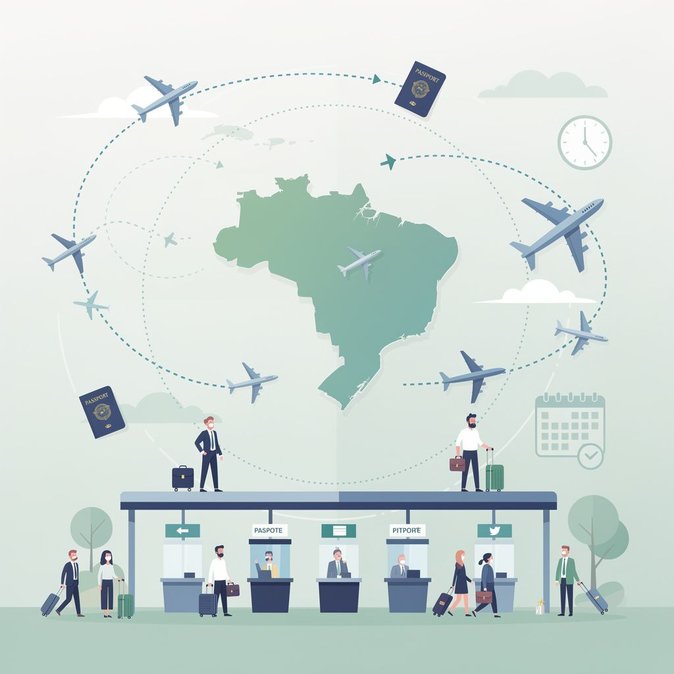 Brazil records 36.4 million border crossings in 2025, a 15.6 % jump that signals booming short-term mobility