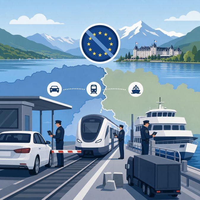 Switzerland Re-introduces Border Checks With France Ahead of June G7 Summit in Évian