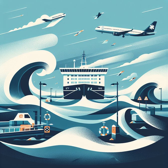 Storm Goretti Grounds Ferries and Flights, Disrupting Irish Weekend Travel Plans