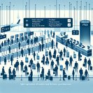 Data Show Frankfurt’s EES Peak Waits Hit 120 Minutes Despite Lower Averages