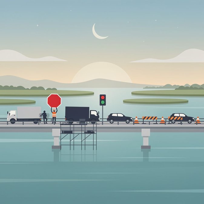 Cierre Parcial del Puente Río Paraguay en la BR-262 Amenaza con Retrasos en el Tráfico de Carga y Turismo hacia el Pantanal