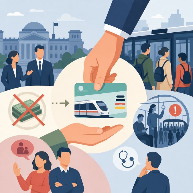 CDU Floats ‘Deutschlandticket in Kind’ for Welfare Recipients to Boost Labour Mobility
