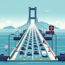 Miles-long car queues at Zhuhai end of HZMB as holidaymakers race to beat midnight toll cut-off