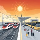 Heatwave forces NMBS to cancel 100 peak-hour trains a day and replace rural services with buses