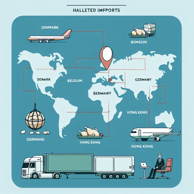 Hong Kong Suspends Poultry Imports from Denmark, Belgium and Germany over H5N1—Food Traders Urged to Reroute Cold-Chain Logistics