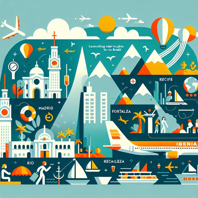 Iberia añade Fortaleza y Recife, aumentando su capacidad en Brasil un 25 % para 2026