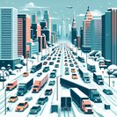 Las autoridades prohíben el paso de camiones pesados y reducen los límites de velocidad ante la nevada que paraliza Île-de-France