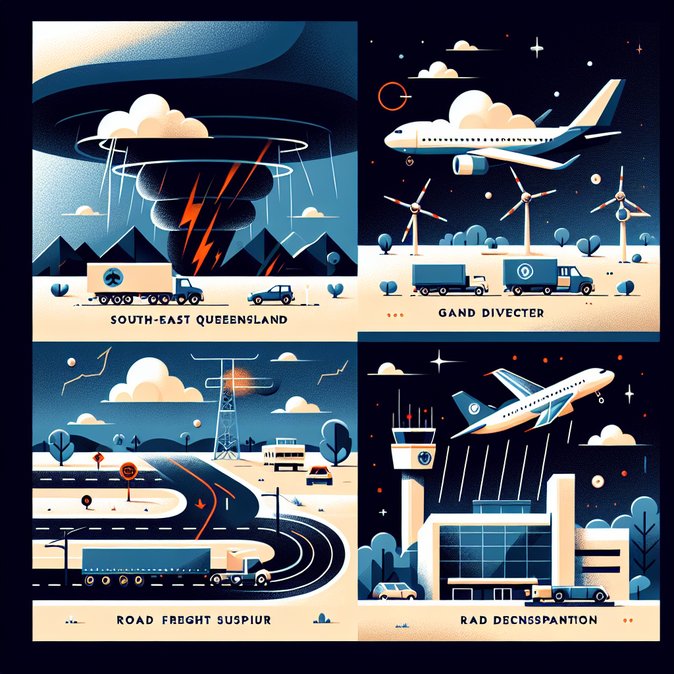 Supercell Storm Slams South-East Queensland, Forcing Diversions at Brisbane Airport