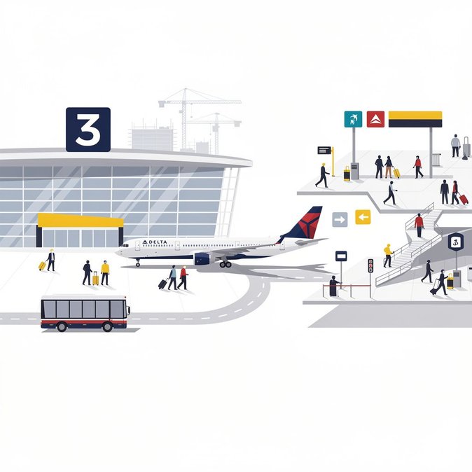 Delta Confirms All Flights Now Use Frankfurt’s Terminal 3 – New Processes for Corporate Travellers