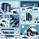 Snow and ice warnings paralyse UK road and rail networks, stranding business travellers