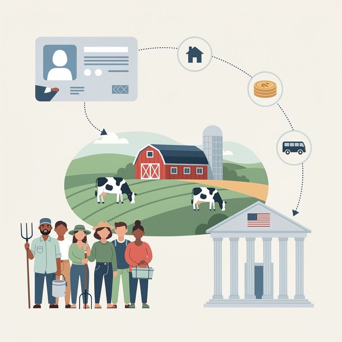 Les États-Unis ouvrent le visa H-2A aux travailleurs agricoles de l'industrie laitière, créant une nouvelle voie pour les talents étrangers
