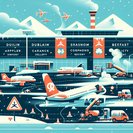 Ola ártica provoca cancelaciones de vuelos y retrasos en el deshielo en aeropuertos irlandeses