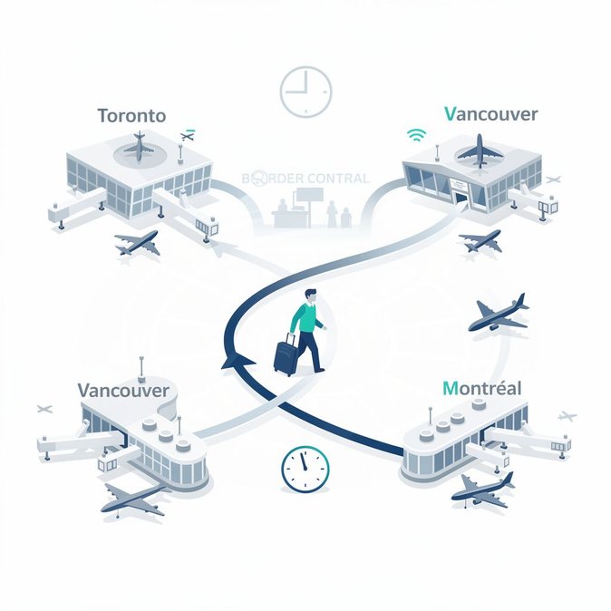 Canada launches “Free Flow” transit corridor letting international passengers skip CBSA at Toronto, Vancouver and Montréal