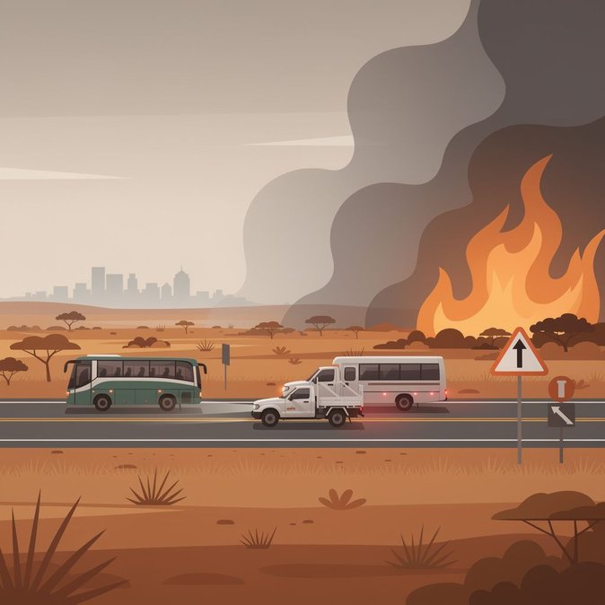 Northern Territory bushfire prompts travel advisories for Darwin–Katherine corridor
