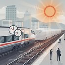 La ola de calor prolonga los viajes en tren en Suiza; SBB advierte a viajeros de negocios sobre posibles retrasos