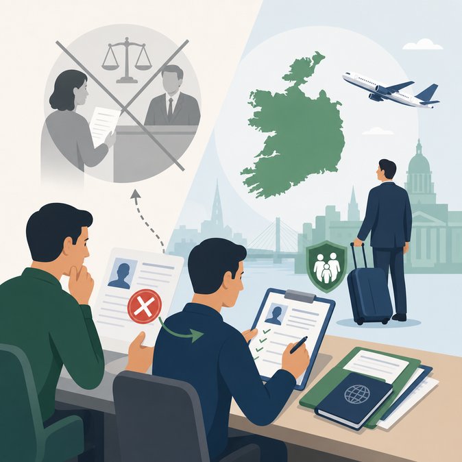 Ireland abolishes appeals for short-stay (Type C) visa refusals, shifting focus to first-time applications