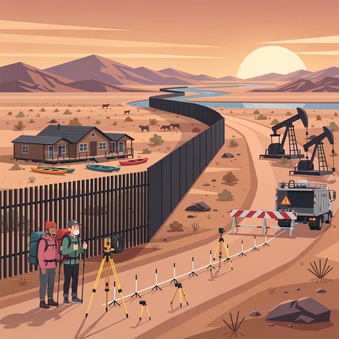 Cartas de Expropiación para el Muro Fronterizo de Big Bend Desatan Temores en Negocios y Propiedades