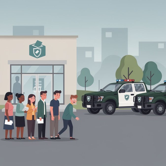 Border Patrol vehicles at Tallahassee early-voting site raise intimidation concerns