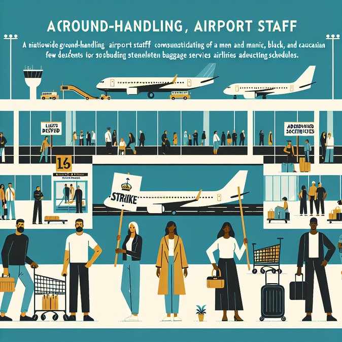 Ground-staff strike hits Spanish airports, Easter travellers told to arrive three hours early