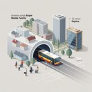 Prague to launch direct bus service through Blanka tunnel, cutting cross-town commute for expats and airport staff