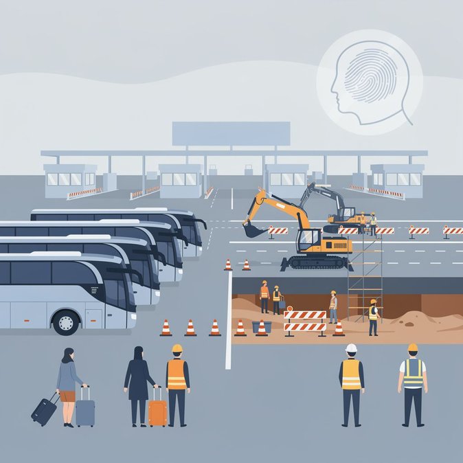 Medyka border post to halt inbound bus traffic from 20 September for year-long rebuild
