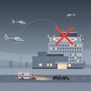 Helipuerto del Hospital Central de Jyväskylä cerrado durante la noche, desvían vuelos corporativos y de evacuación médica
