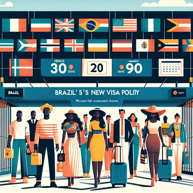 Brazil Waives Short-Stay Visas for Citizens of Eight Countries, Targeting a 2026 Tourism Surge