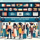Brazil Waives Short-Stay Visas for Citizens of Eight Countries, Targeting a 2026 Tourism Surge