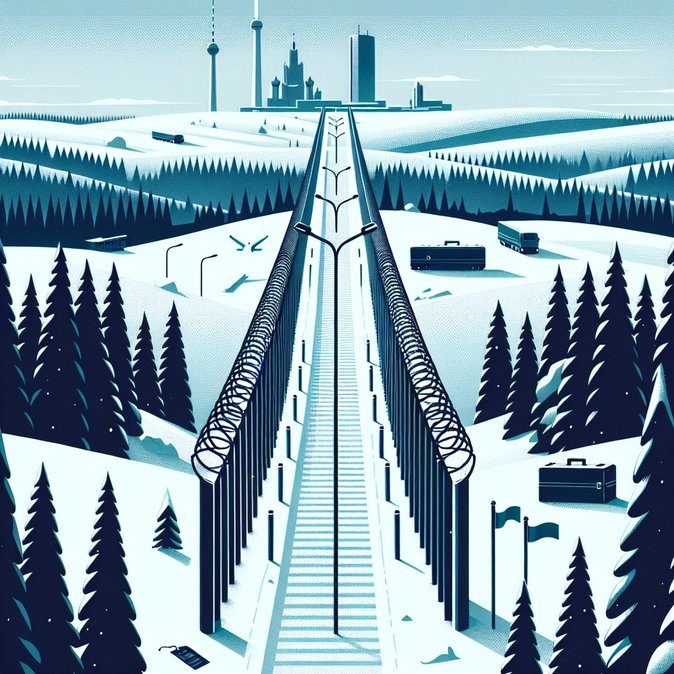 Finland completes 110 km stretch of high-tech fence on Russian frontier