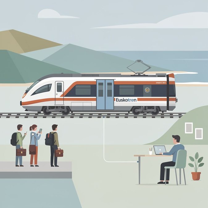 Euskotren begins peak-hour strikes, disrupting commuter rail across Basque Country