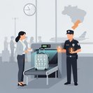 巴西联邦警察在里约加利昂机场查获40支非法减肥药安瓿瓶