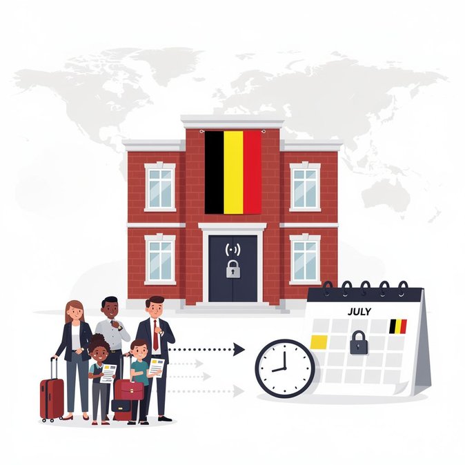 Belgian embassies worldwide close today for National Day, pausing visa and consular services