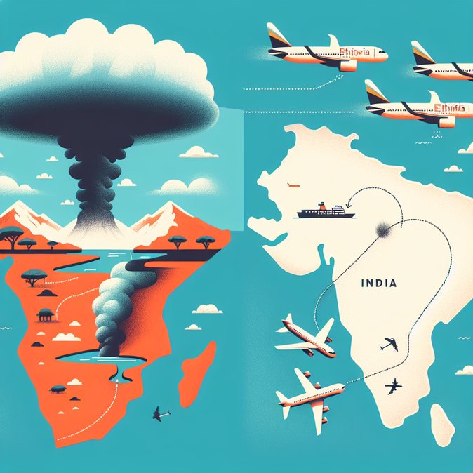 Ethiopian volcanic ash grounds flights and triggers DGCA safety order across India