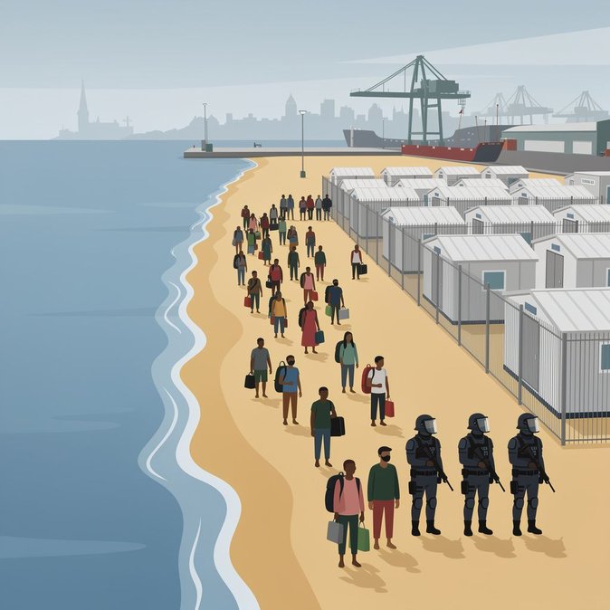 Spanish police and military clear thousands of migrants from Ceuta’s beaches