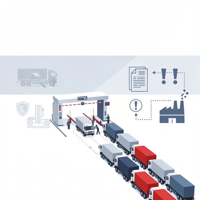 82-Hour Truck Queues Snarl Poland–Belarus Freight Corridor