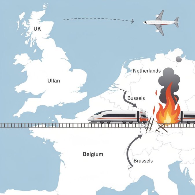 Incendie près de Rotterdam : suspension des liaisons directes Eurostar entre Londres et les Pays-Bas