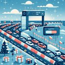 Krakovets and Shehyni checkpoints see 500-car queues as festive rush strains Polish-Ukrainian border