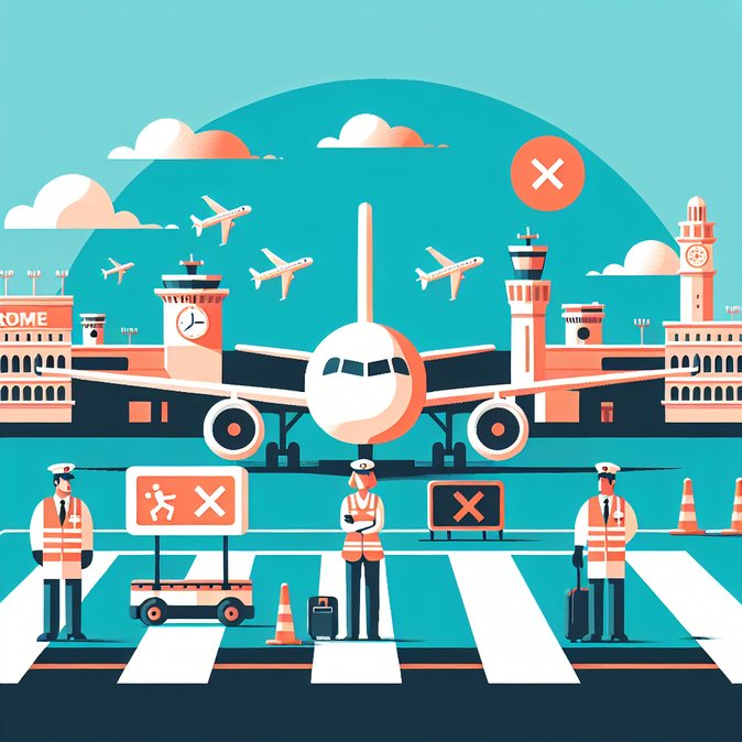 Four-Hour Walkout Hits Rome’s Fiumicino and Ciampino Airports, Causing Mid-Day Delays