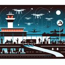 Avistamientos de drones obligan a cerrar durante la noche los aeropuertos de Bruselas y Charleroi, dejando varados a 500 viajeros