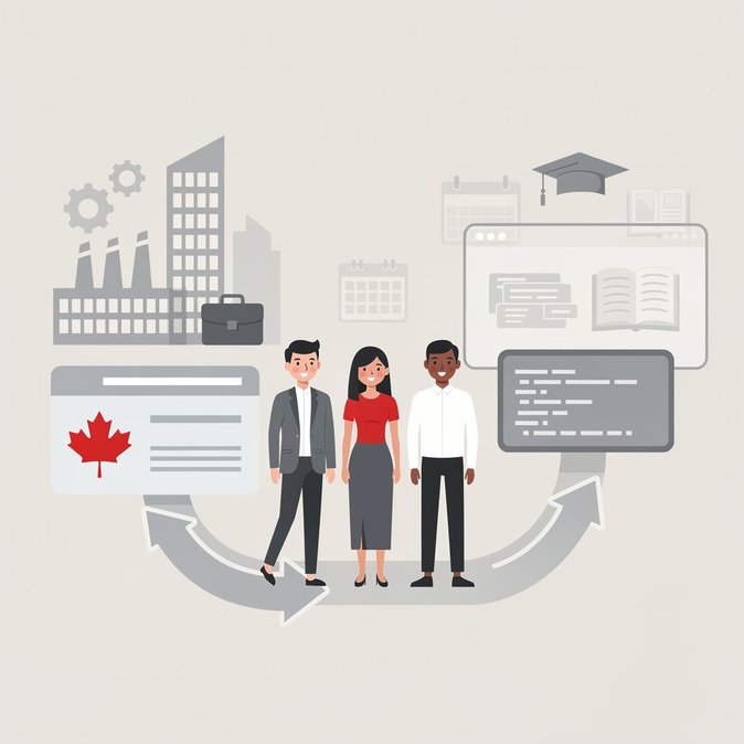 Canadá permite a los titulares de permisos de trabajo estudiar cursos cortos sin necesidad de permiso de estudio