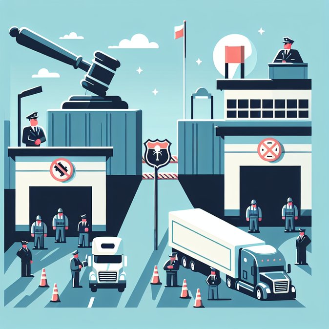 Lublin Court Confirms Ban on Dorohusk Border Protest, Forcing Hauliers to Disperse