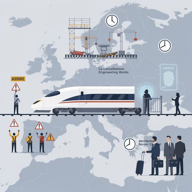 Eurostar warns of cancellations and delays as strikes and border checks hit business travellers