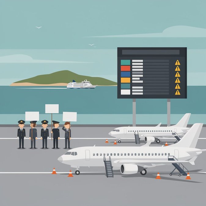 Air Corsica Pilots Call 9–16 October Strike, Threatening Half-Term Island Traffic