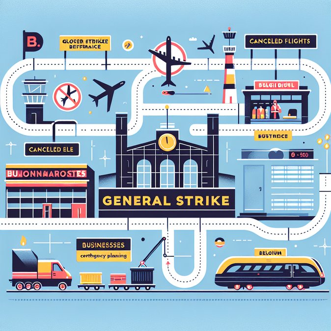 Nation-wide 12 March strike set to paralyse Brussels Airport and rail links