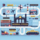 Nation-wide 12 March strike set to paralyse Brussels Airport and rail links