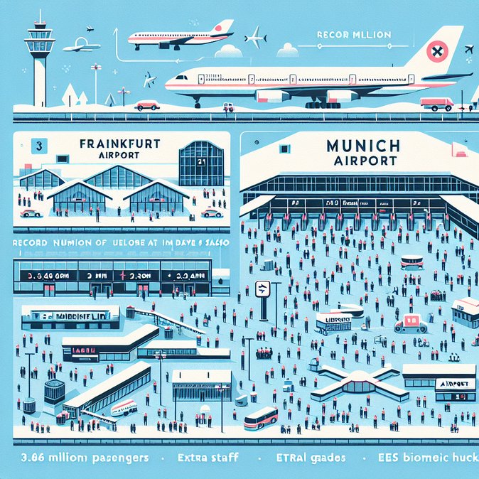 Frankfurt and Munich Brace for Record Holiday Passenger Volumes